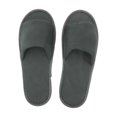 thumbnail image 1 of Unique Bargains 1 Pair Disposable Slippers Foldable Breathable Mesh Hotel Slippers Gray, 1 of 5