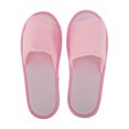 thumbnail image 1 of Unique Bargains 1 Pair Disposable Slippers Foldable Breathable Mesh Hotel Slippers Pink, 1 of 5