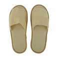thumbnail image 1 of Unique Bargains 1 Pair Disposable Slippers Foldable Breathable Mesh Hotel Slippers Yellow, 1 of 5