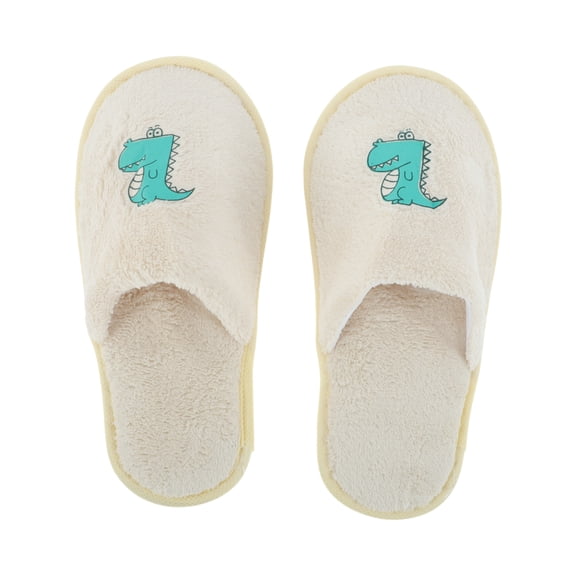 Unique Bargains 1 Pair Disposable Slippers Foldable Hotel Slippers Beige