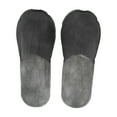 thumbnail image 1 of Unique Bargains 1 Pair Disposable Slippers Foldable Non Slip Hotel Slippers Gray, 1 of 5