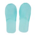 thumbnail image 1 of Unique Bargains 1 Pair Disposable Slippers Foldable Non-woven Hotel Slippers Green, 1 of 5