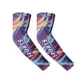 thumbnail image 1 of Unique Bargains 1 Pair Durable Arm Sleeves for Outdoor Arm Cover Blue Orange, 1 of 5