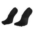 thumbnail image 1 of Unique Bargains 1 Pair Five Toe Socks Breathable Durable Socks Black Female, 1 of 6