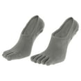 thumbnail image 1 of Unique Bargains 1 Pair Five Toe Socks Breathable Durable Socks Light Gray Male, 1 of 6