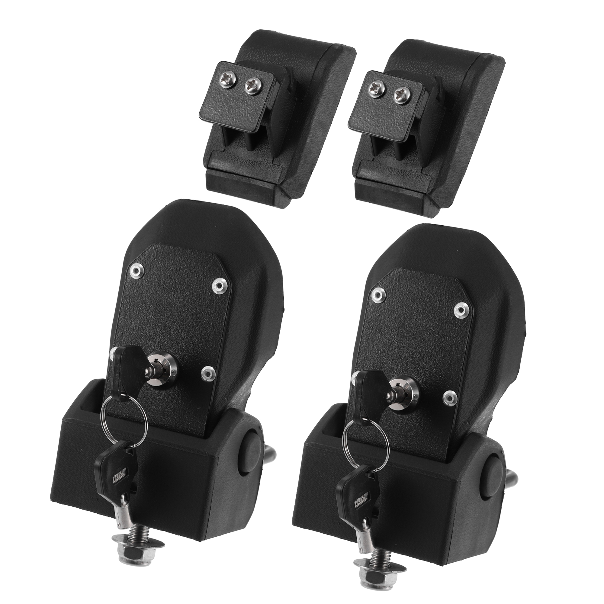Unique Bargains 1 Pair Front Hood Latches Hood Catch Locking Fit for