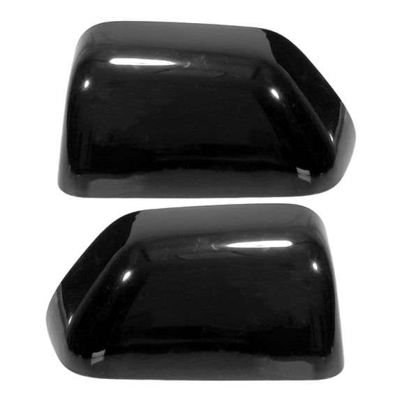 Unique Bargains 1 Pair Top Half Mirror Cover for Ford F-350 Super Duty 2017-2022 for Ford F-550 Super Duty 2017-2019 for Ford F-450 Super Duty 2017-2022 Gloss Black