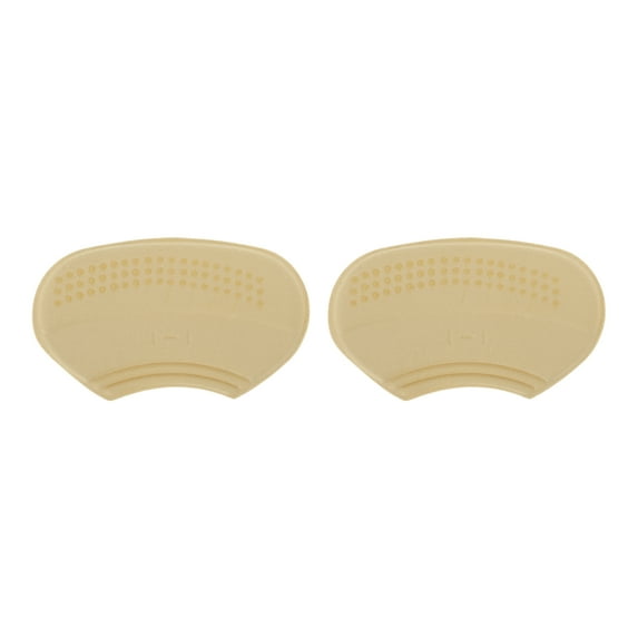 Unique Bargains 1 Pair Heel Pads Non-slip Thick Heel Pads for Shoes Nude