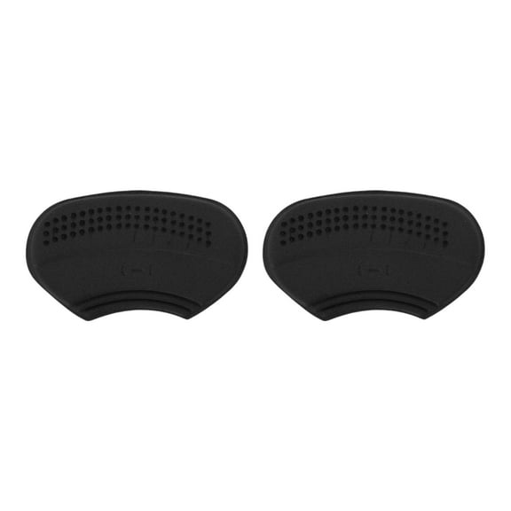 Unique Bargains 1 Pair Heel Pads Non-slip Thin Heel Pads for Shoes Black