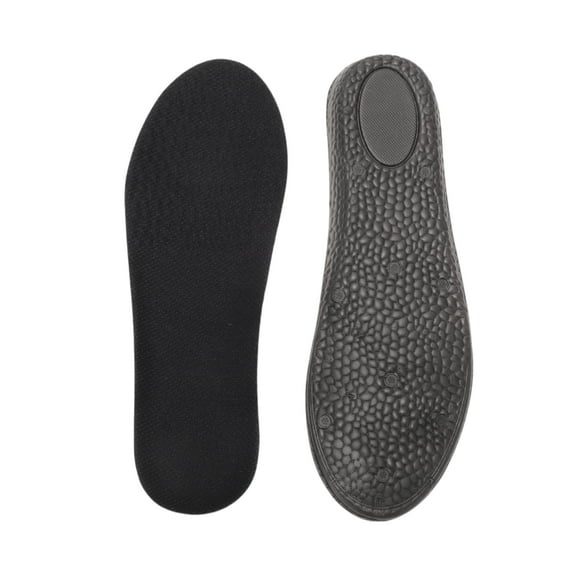 Unique Bargains 1 Pair Height Increase 0.59" Shoe Inserts Fit Shoe Size 35/36 Dark Gray Black