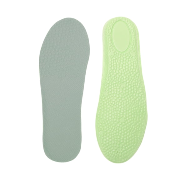 Unique Bargains 1 Pair Height Increase 0.59" Shoe Inserts Fit Shoe Size 35/36 Green Gray