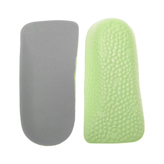 Unique Bargains 1 Pair Height Increase Shoe Inserts Fit Shoe Size 1.5cm Green Gray