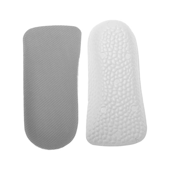 Unique Bargains 1 Pair Height Increase Shoe Inserts Fit Shoe Size 3.5cm White Gray