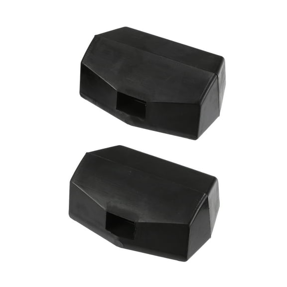 Unique Bargains 1 Pair Hood Bumper Support for Peterbilt 579 for Kenworth T680 T880 Rubber Black