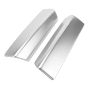 Unique Bargains 1 Pair Interior Central Armrest Storage Box Cover Trims for Toyota Tundra 2022-2024 Center Console Armrest Box Cover ABS Matte Silver Tone