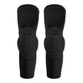 thumbnail image 1 of Unique Bargains 1 Pair Knee Brace Protection Sponge Knee Pads Breathable Knee Support for Men and Women Black Size L, 1 of 7