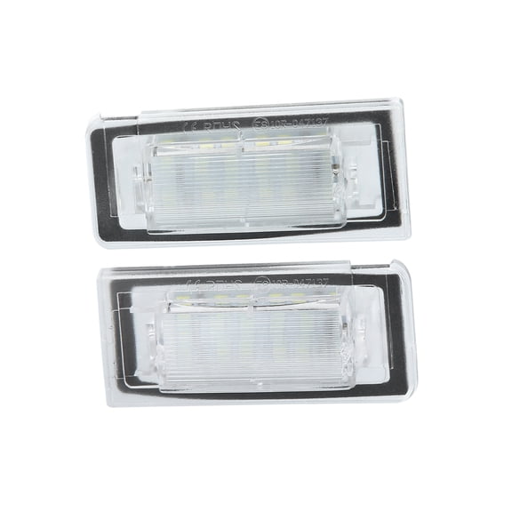 Unique Bargains 1 Pair LED License Plate Light Car Number Lamp Replacement White Light for Audi TT MK1 8N 1999-2006