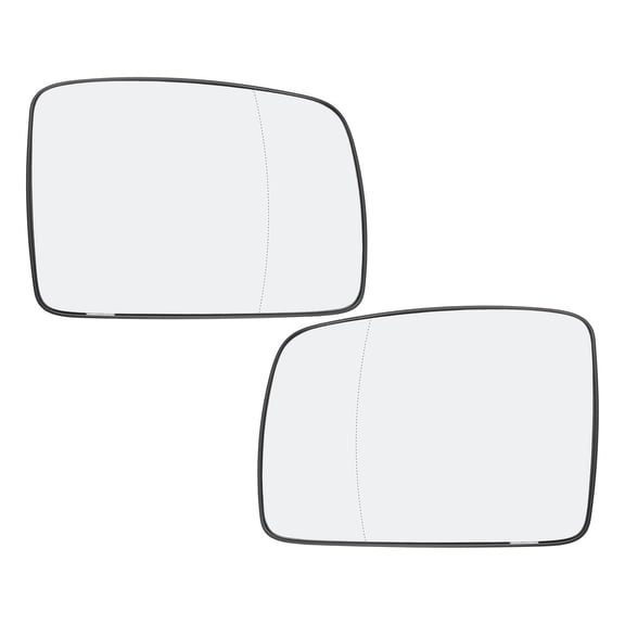 Unique Bargains 1 Pcs 1 Pair Left Right Side Rear View Mirrors Glass No.LR017070/LR017067 for Land Rover LR3 2005-2009