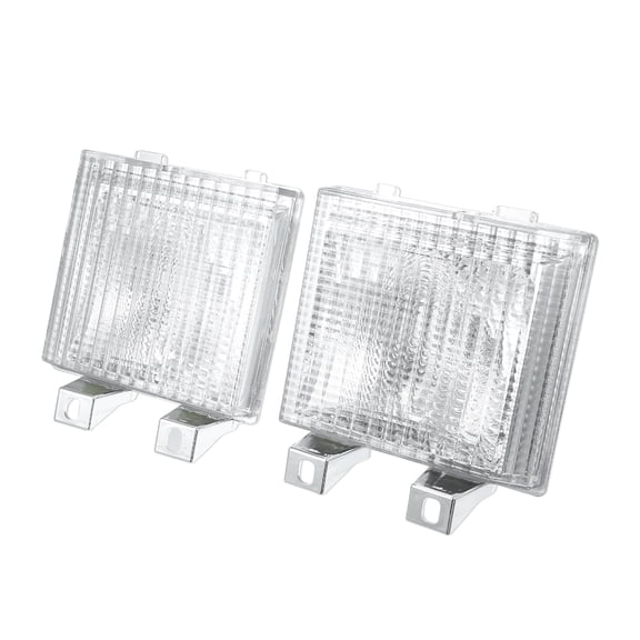 Unique Bargains 1 Pair Lens Park Signal Lights Cover for Chevy Blazer for GMC 1983-1988 Driver and Passenger Side Clear