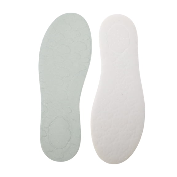 Unique Bargains 1 Pair Little Cloud Shoe Inserts Fit Shoe Size 37/38 White Gray