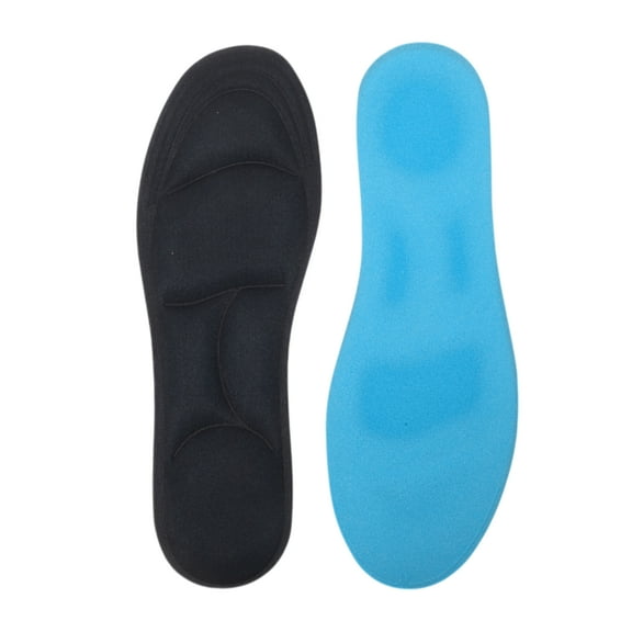 Unique Bargains 1 Pair Massage Shoe Inserts Fit Shoe Size 35/36 Black