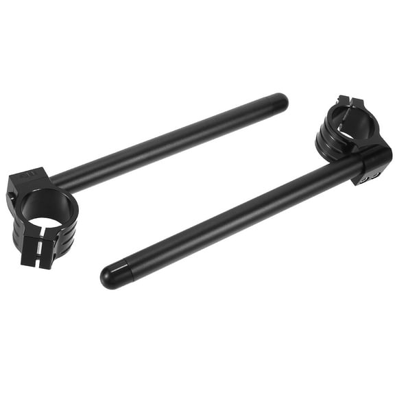Unique Bargains 1 Pair Motorcycle Handlebar, 43mm Handle Bar Universal for ATV Durable Aluminum Alloy Black