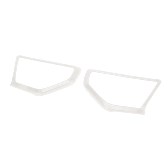 Unique Bargains 1 Pair A Pillar Speaker Cover Trim for Jeep Wrangler JL JLU 18-24 Window A Pillar Front Speaker Cover Stereo Audio Frame Trims ABS White