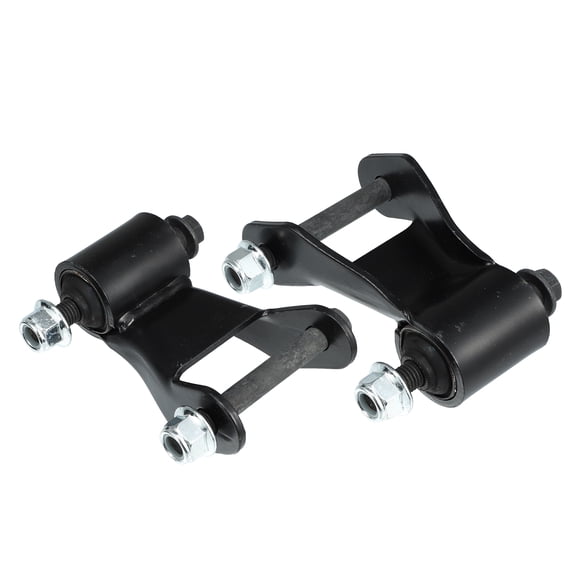 Unique Bargains 1 Pair Rear Leaf Spring Shackle Kit Replace 22820716 for GMC for Chevy 1999-2013 Pick Up Leaf Spring