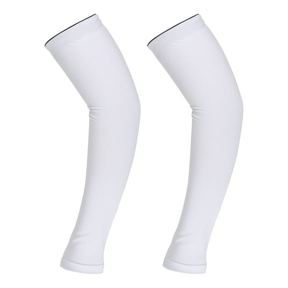 Unique Bargains 1 Pair Reduce Joint Pain Arm Elbow Compression Sleeve L Size White