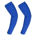 thumbnail image 1 of Unique Bargains 1 Pair Reduce Joint Pain Arm Elbow Compression Sleeve XL Size Blue, 1 of 6