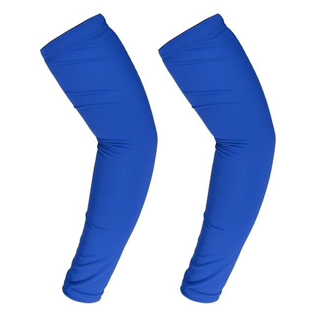 Unique Bargains 1 Pair Reduce Joint Pain Arm Elbow Compression Sleeve XL Size Blue