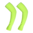 thumbnail image 1 of Unique Bargains 1 Pair Reduce Joint Pain Arm Elbow Compression Sleeve XL Size Fluorescent Green, 1 of 6