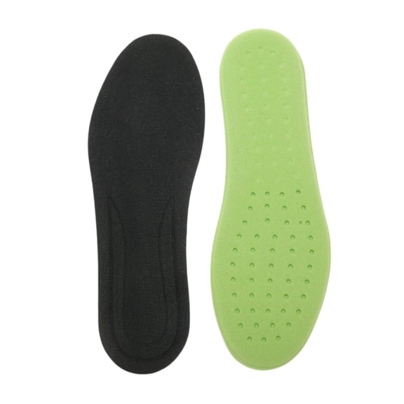 Unique Bargains 1 Pair Responsive Foam Shoe Inserts Fit Shoe Size 39/40 Green Black