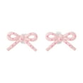 thumbnail image 1 of Unique Bargains 1 Pair Shoelace Charms Sparkly Bow Decorative Shoe Clips Light Pink, 1 of 5