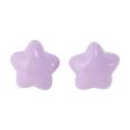 thumbnail image 1 of Unique Bargains 1 Pair Shoelace Charms Sparkly Chubby Star Decorative Shoe Clips Purple, 1 of 5