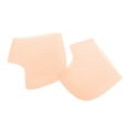 thumbnail image 1 of Unique Bargains 1 Pair Silicone Non Perforated Heel Protectors for Travelling Nude Silicone, 1 of 4