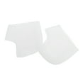 thumbnail image 1 of Unique Bargains 1 Pair Silicone Non Perforated Heel Protectors for Travelling White Silicone, 1 of 4