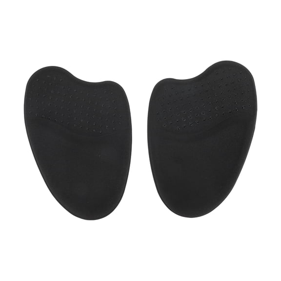 Unique Bargains 1 Pair Soft Anti-wear Forefoot Insole Pads Black