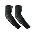thumbnail image 1 of Unique Bargains 1 Pair Soft Arm Sleeves for Outdoor Arm Cover Black Gray, 1 of 5