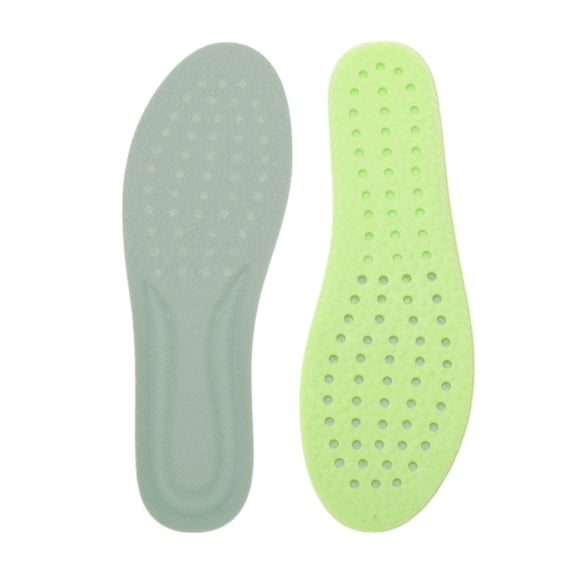 Unique Bargains 1 Pair Sport Shoe Inserts Fit Shoe Size 35/36 Green Gray