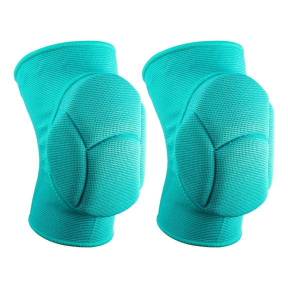Unique Bargains 1 Pair Sporting Protective Knee Pad Breathable Flexible Knee Support Brace Polyester Green Size L
