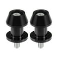 thumbnail image 1 of 1 Pair Motorbike Swingarm Spools 6mm CNC Swing Arm Spools Sliders Stand Black, 1 of 7