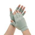 thumbnail image 1 of Unique Bargains 1 Pair Thin Ultraviolets-proof Manicure Gloves Gray, 1 of 6