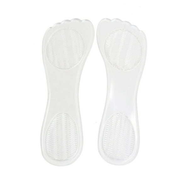 Unique Bargains 1 Pair Transparent Gel High Heel Liner Pad Foot Shoes Protect In for Women