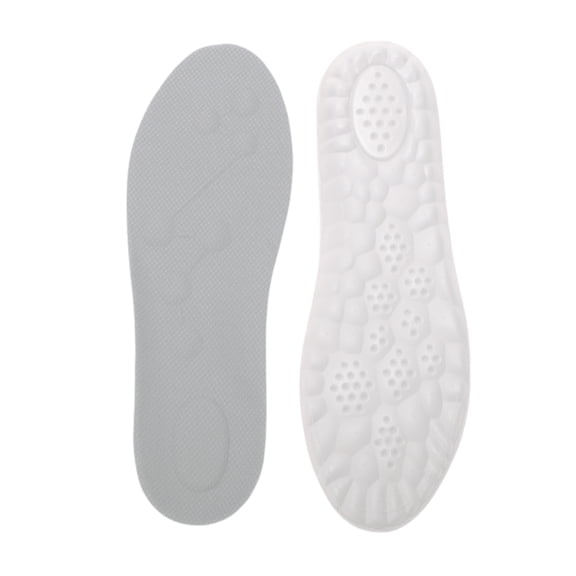 Unique Bargains 1 Pair Trim to Fit Shoe Inserts Fit Shoe Size 41/42 White Gray
