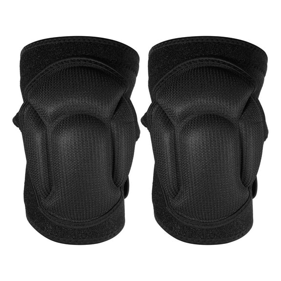 Unique Bargains 1 Pair Turtle Shell Shape Knee Brace Protection Sponge Knee Pads for Men and Women Black Size XL