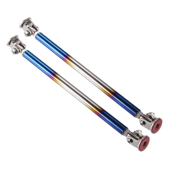 Unique Bargains 1 Pair Universal 6"-8.2" 150mm Aluminum Alloy Front Bumper Lip Splitter Diffuser Strut Rod Baked Blue