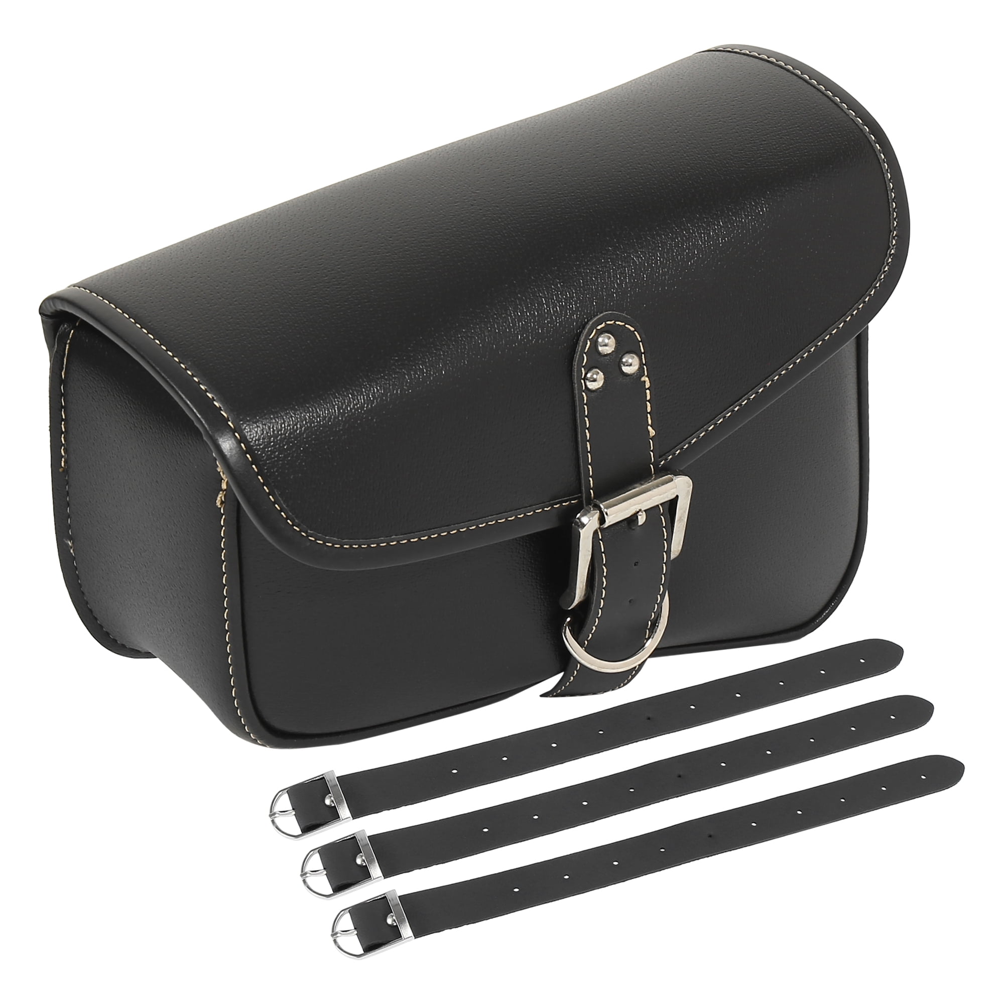 Unique Bargains 1 Pair Universal Motorcycle Saddle Bag Cycling Storage