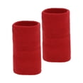 thumbnail image 1 of Unique Bargains 1 Pair of Sweat Absorbent Quick Drying Sports Wristbands Red M, 1 of 6