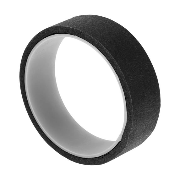 Unique Bargains 1 Pc Universal Painters Tape DIY Car Auto Paint for Masking Tape No Residue Crepe Paper 140U Black-0.9 Inches x 10.9 Yards